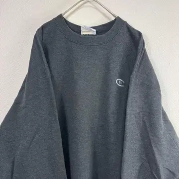 Champion 챔피온 로고 트레이닝복 맨투맨 다크 그레이