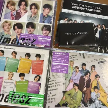 timelesz Steal The Show / 레시피 3가지 형태 DVD