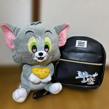 톰과 제리 치즈 봉제 인형과 백팩