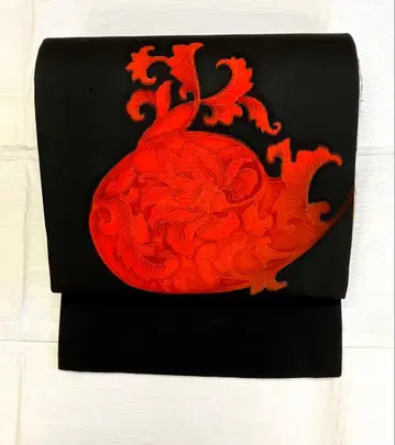 나고야 오비 순수 실크 중고