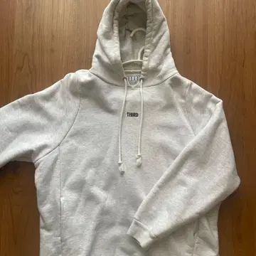THIRD MAGAZINE 로고 자수 후드티