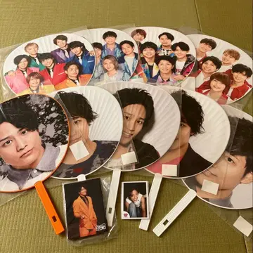 WEST. 키리야마 아키토 굿즈 세트 부채 공식 사진 팜플렛