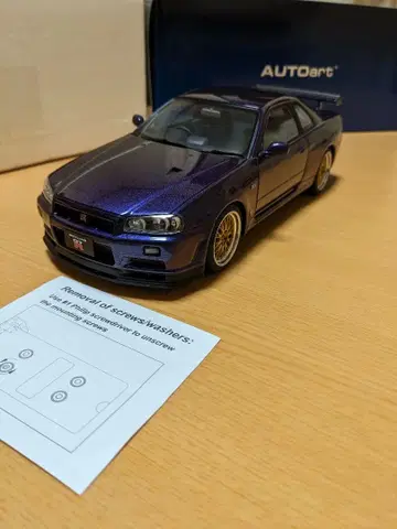 오토 아트 1/18 닛산 스카이라인 GT-R R34