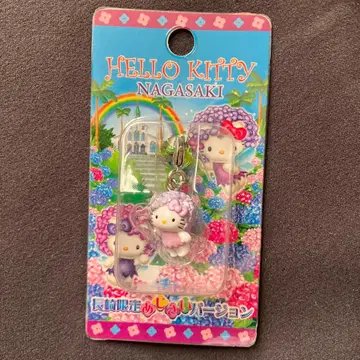 헬로키티 나가사키 수국 버전 스트랩