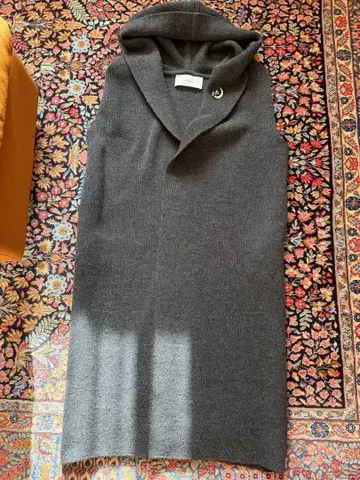 ADAWAS 베스트 롱 니트 코트