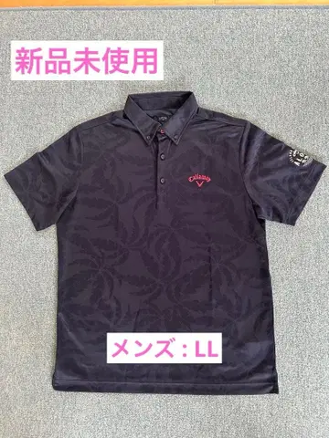 [ 미사용 새상품 ] 캘러웨이 남성용 피케 셔츠 네이비 사이즈 LL