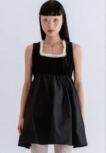 HONEY MI HONEY 벨로아 미니 원피스