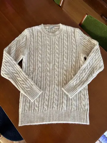 MARGARET HOWELL 케이블 니트 스웨터 L 사이즈