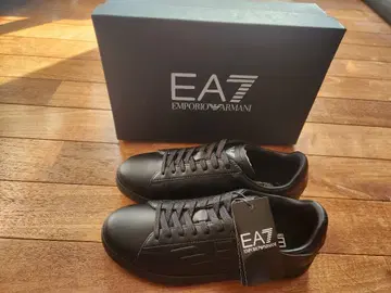 EA7 Emporio Armani 블랙 스니커즈