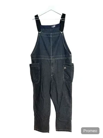 다크 데님 오버롤