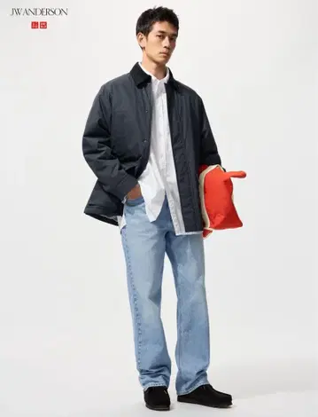 유니클로 jwa 스트레이트 청바지