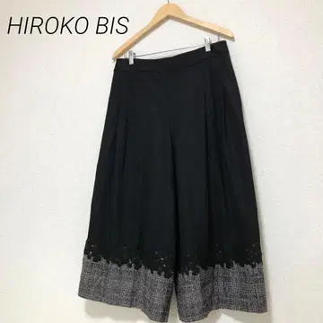 HIROKO BIS 히로코비스 울 와이드 팬츠 캐주얼 팬츠