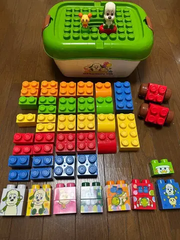 이이네이네바아 완완 블록 우탄 블록 그림 맞추기 블록 세트