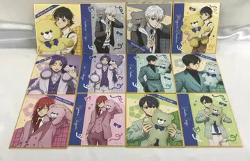 전 12종 세트 [ 블루 록 트레이딩 미니 색지 테디베어 ]