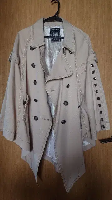 알곤퀸 판초 코트 베이지