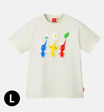 피크민 PIKMIN T셔츠 만남 미사용 미개봉 새상품 L
