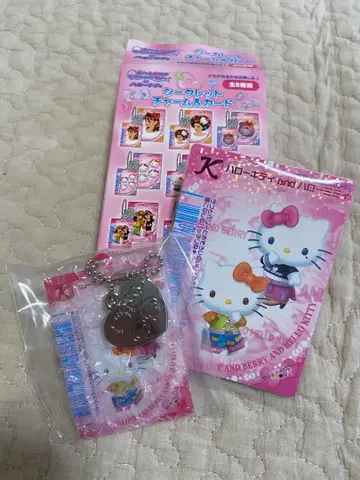 러브 앤 베리 산리오 키티 시크릿 참 & 카드