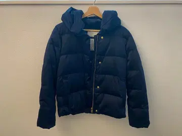 OPAQUE.CLIP 새상품급 방한 다운 여성용 네이비 심플