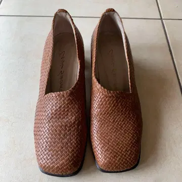 새상품급 JURGEN LEHL 요건 레일 23.5 메쉬 펌프스