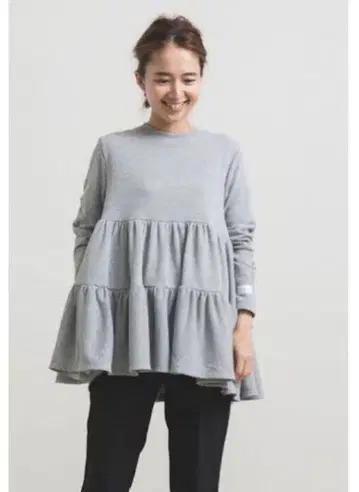 미니 쭈리 티어드 티셔츠 yori