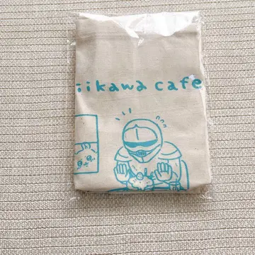 치이카와 카페 코튼 토트 블루 파랑 백 하치와레 토끼 갑옷