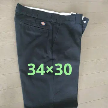 Dickies 874 워크 팬츠 34x30 블랙