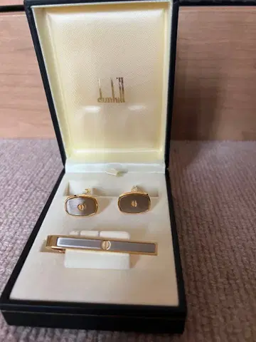 dunhill 커프스 & 넥타이핀 세트