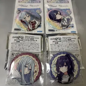 프로세카 감사제 & 밤 페스티벌 카나데 & 마후유 캔뱃지 세트