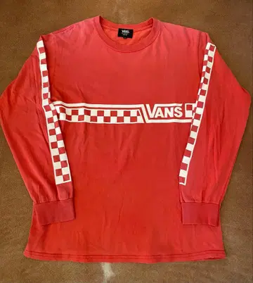 VANS standard california 롱T 레드 빈티지