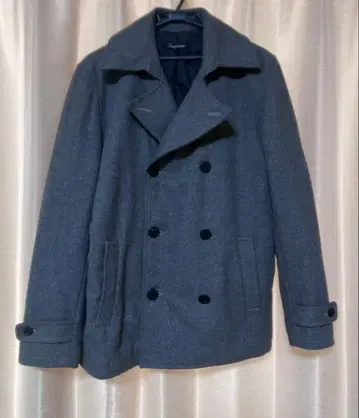 그레이 울 혼방 코트 L 사이즈