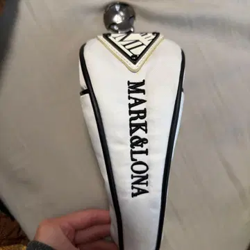 MARK&LONA 골프 헤드커버 화이트