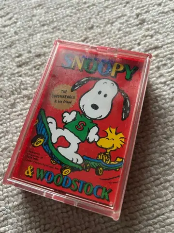 산리오 레트로 스누피 카드놀이