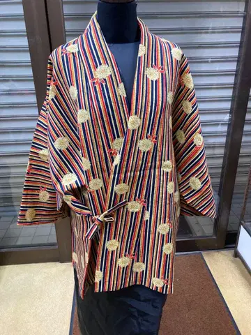 [ 새상품 ] 스트라이프 꽃무늬 겉옷