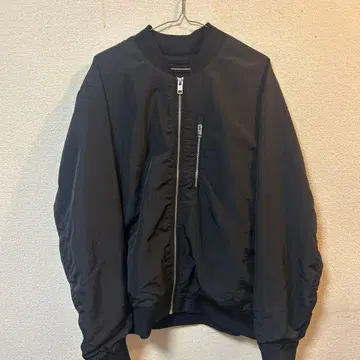 블랙 MA-1 플라이트 자켓