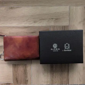 스노비스트 ILCEA  접이식 지갑 이탈리아 가죽 지갑 카멜