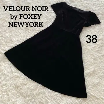 벨로아 느와 폭시 NY 페탈 슬리브 드레스 38 벨로아 원피스