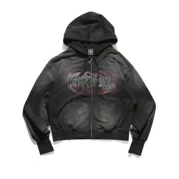 antimid 지퍼 후드티 S