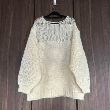 [ CLANE ] 오버 사이즈 아이보리 니트 스웨터
