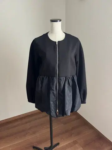 노카라 자켓 블랙