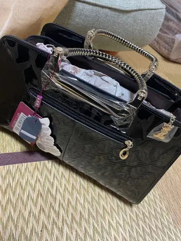 FOXER 블랙 핸드백