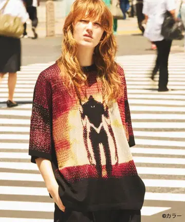 MAISON SPECIAL 자카드 니트