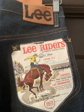 LEE101Z 데드스탁 사이드 블랙택 미사용 새상품