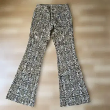 Y2K TORNADO MART snake flare pants
