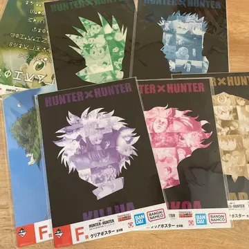 HUNTER x HUNTER 클리어 포스터 7장 세트
