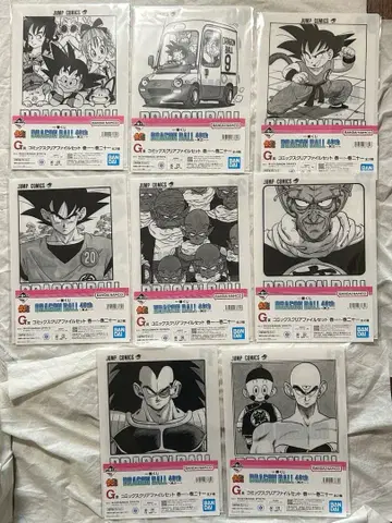 제일복권 드래곤볼 G상 클리어 파일 8장 세트