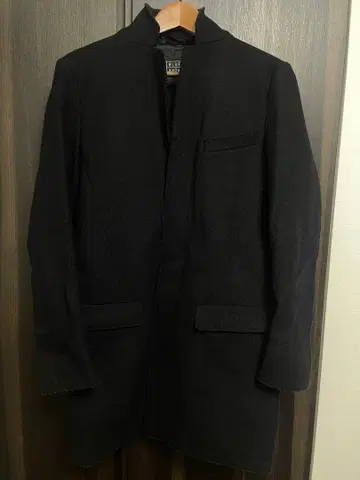 투모로우랜드 블루워크 남성용 S 스텐카라 코트 네이비 울