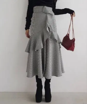 rienda 프릴 슬릿 하이웨스트 스코트 숏팬츠