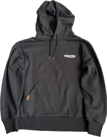 [ 새상품급 ] SCHOTT NYC 블랙 후드티 양면 프린트 코튼 M