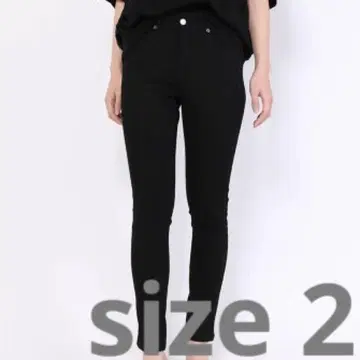 PUNYUS 스키니 팬츠 블랙 size 2