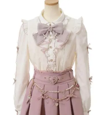 LIZ LISA 레이스 슬래시 슬리브 블라우스